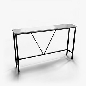 Narrow Marble Entrance Console