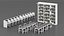 3D Library Furniture Set