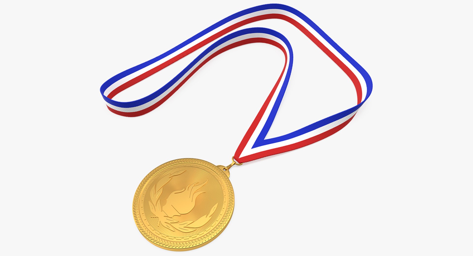 Sport Medal 3D model preview