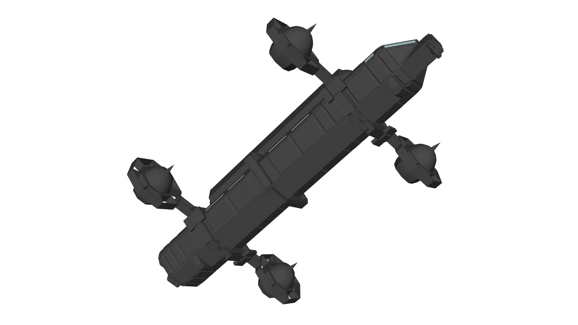 Spaceship prototype 3D model - TurboSquid 1829007