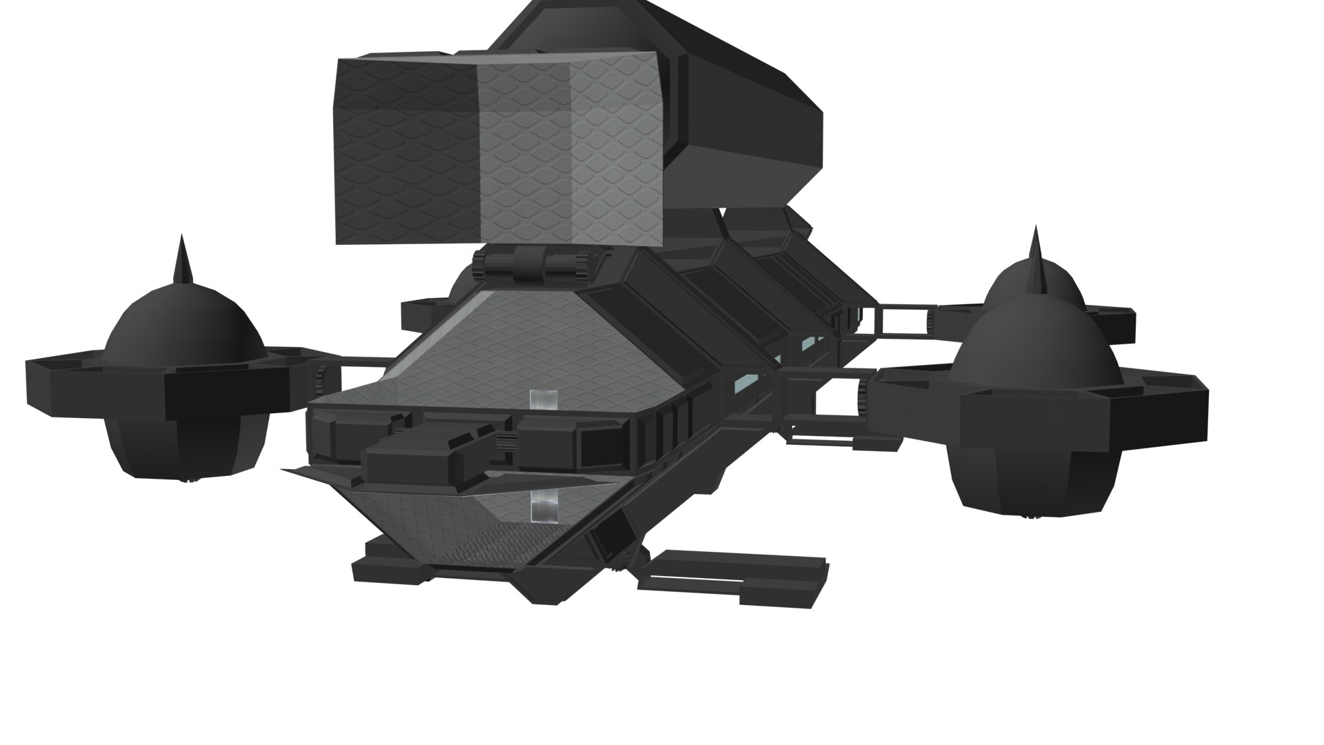 Spaceship prototype 3D model - TurboSquid 1829007