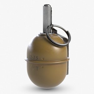 3D grenade rgd 5 model