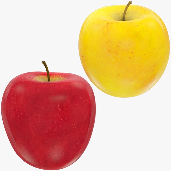 3D Apples Collection V8 model