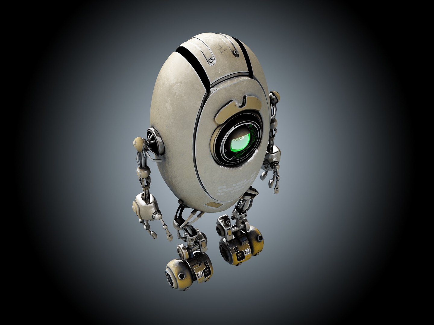 3d Sci-fi Robot