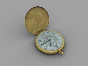 Fully Textured Pocket Watch
