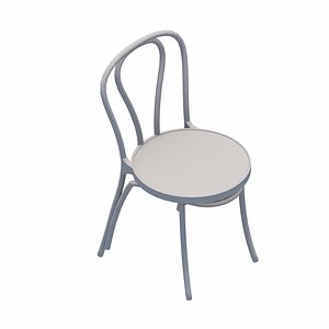 3D garden chair model