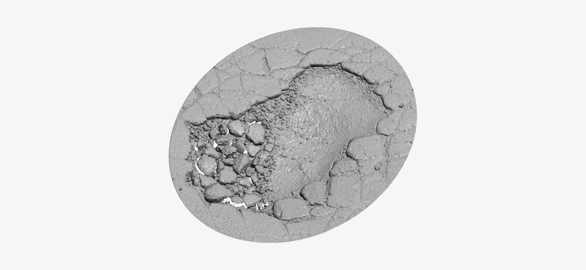 Pothole 10 RAW Scan 3D Model - TurboSquid 1957060