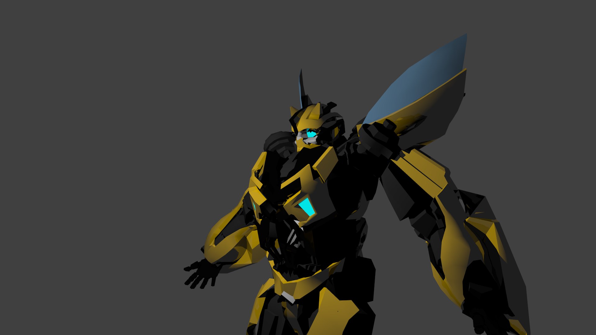 Trans Bumblebee 3d Blend