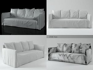 3D ghost 12 sofa model