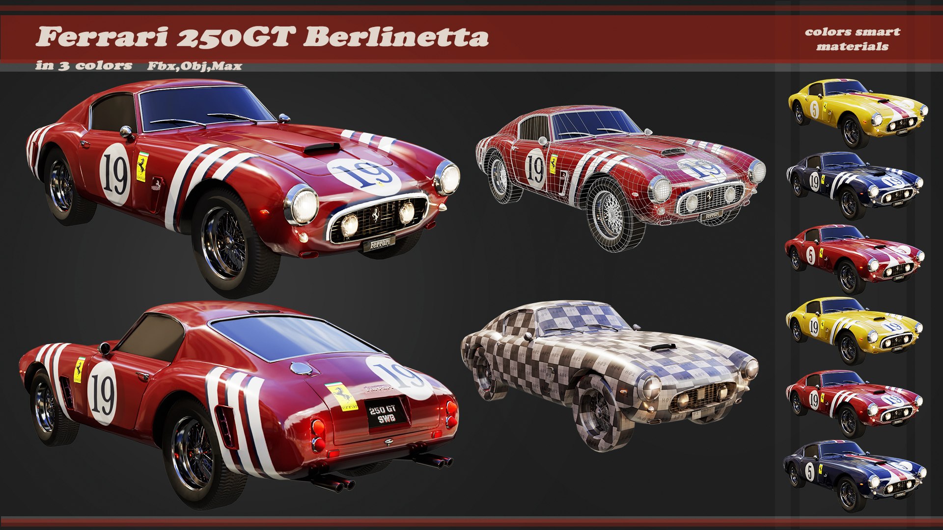 FERRARI 250 GT SCAGLIETTI N°2 SPA 1958 TOP MODEL TMC214 1:43 de ref