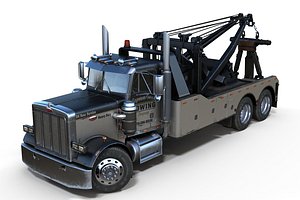 3D wrecker pbr model