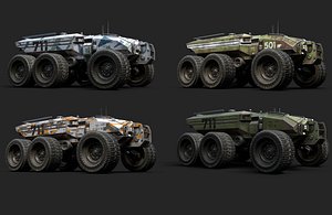 Technical Vehicle transporters Collection Plus Unreal Engine 8K Textures