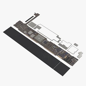 12 9 iPad Pro Motherboard 3D