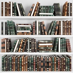 classic books 3D model