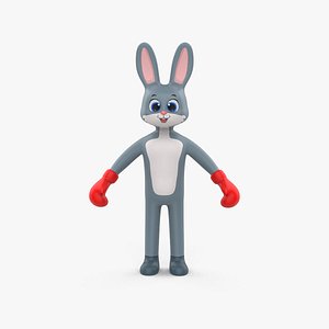 Boxing Rabbit Animal Animated