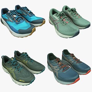 Shoe Collection 44 Trail Running Shoes 3D model