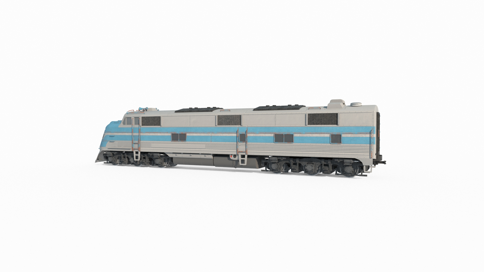 3D Modern Vehicle Diesel Locomotive - TurboSquid 2343273