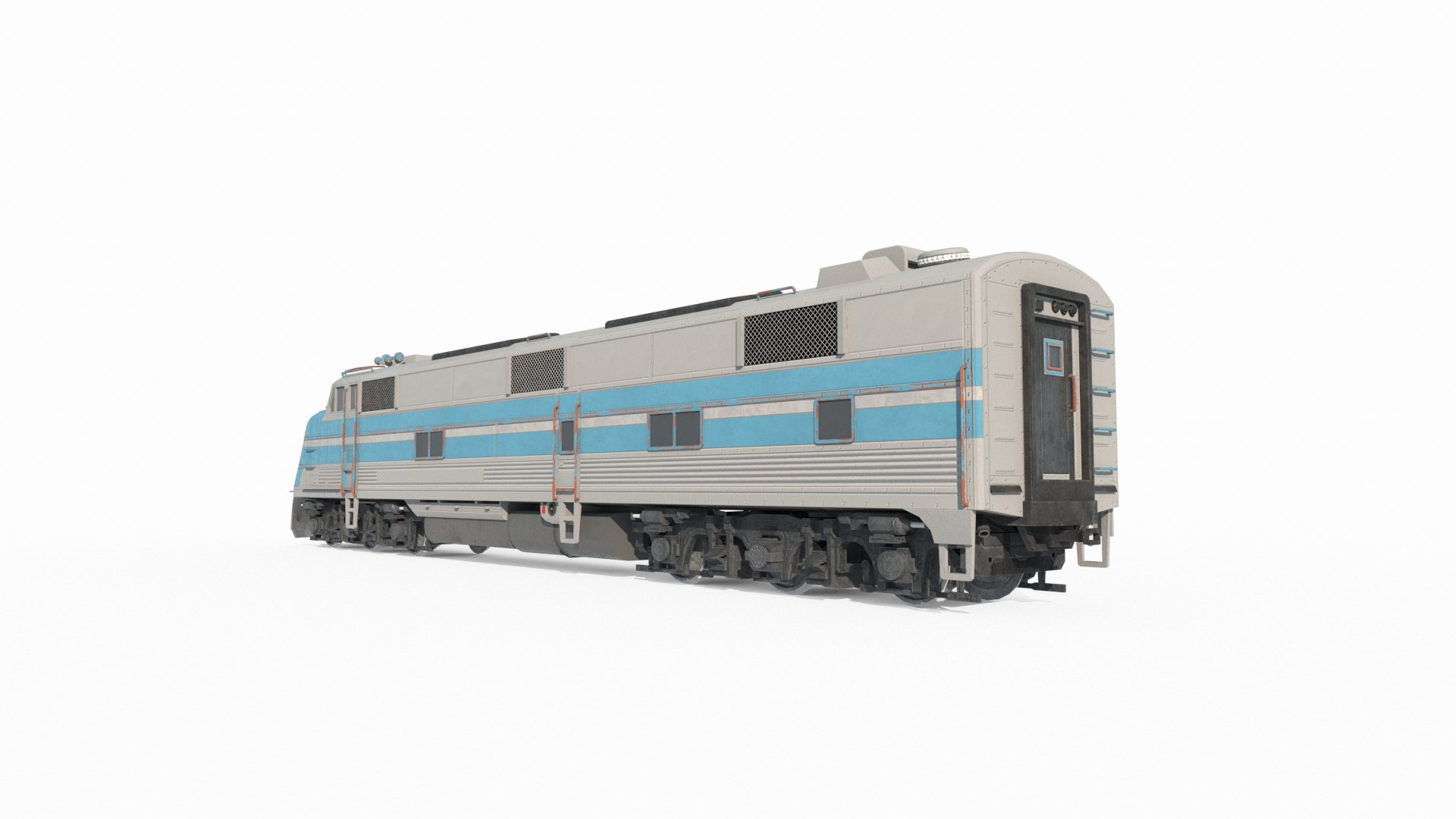 3D Modern Vehicle Diesel Locomotive - TurboSquid 2343273