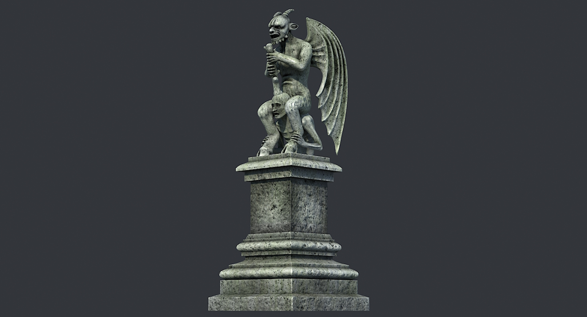 Gothic statue 03 3D - TurboSquid 1212400