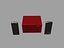 Desktop Stereo 2-1 speaker