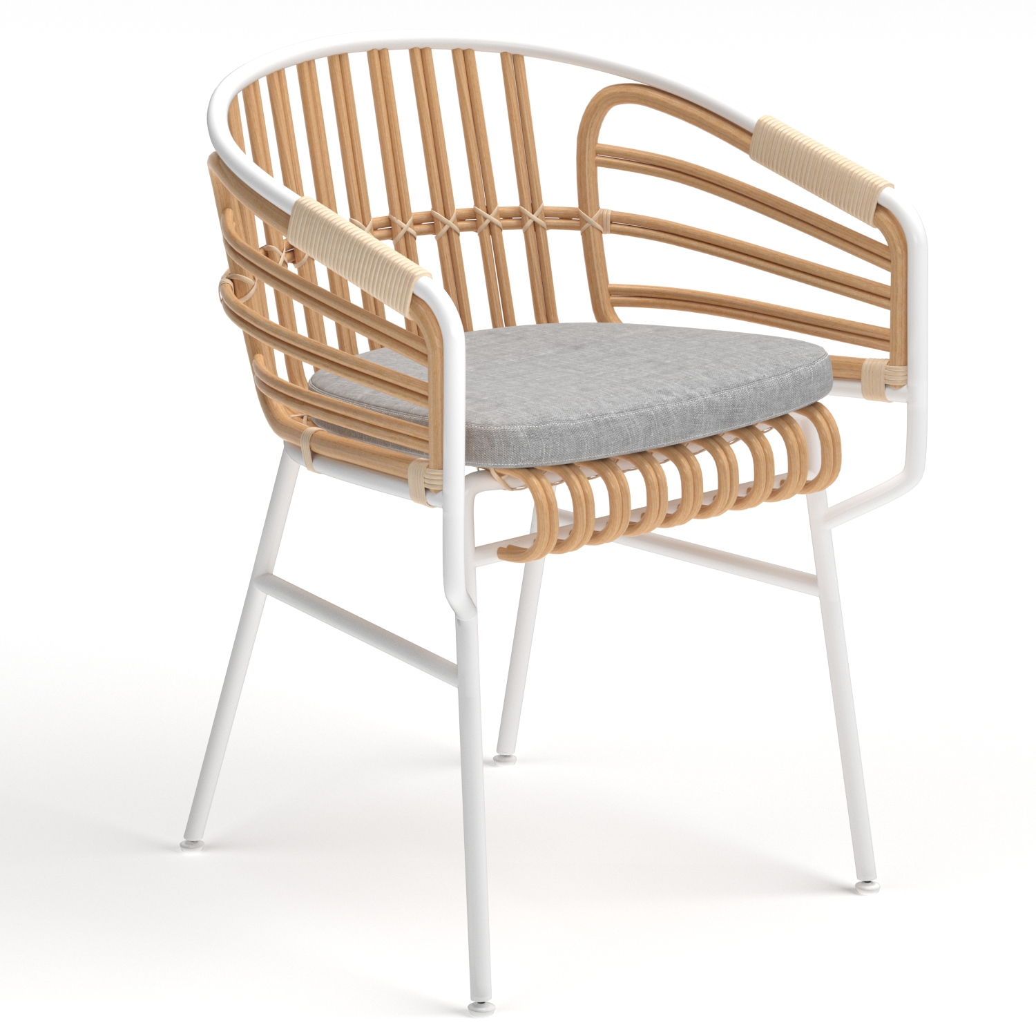 Chair rattan raphia 3D model - TurboSquid 1569486