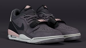 Air Jordan Legacy 312 Low Gunsmoke Coral Stardust 3D model