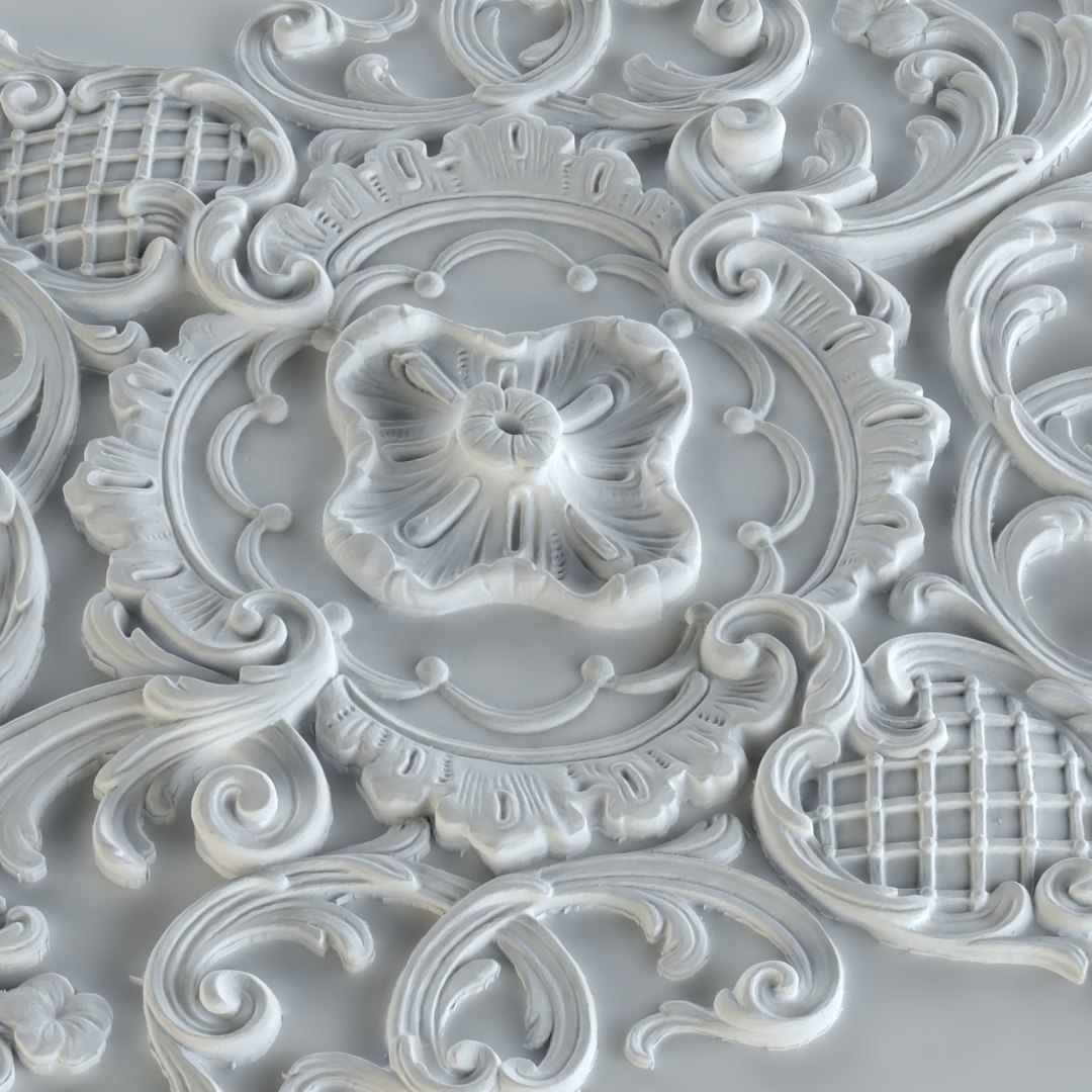 Rosette 123 3d Model