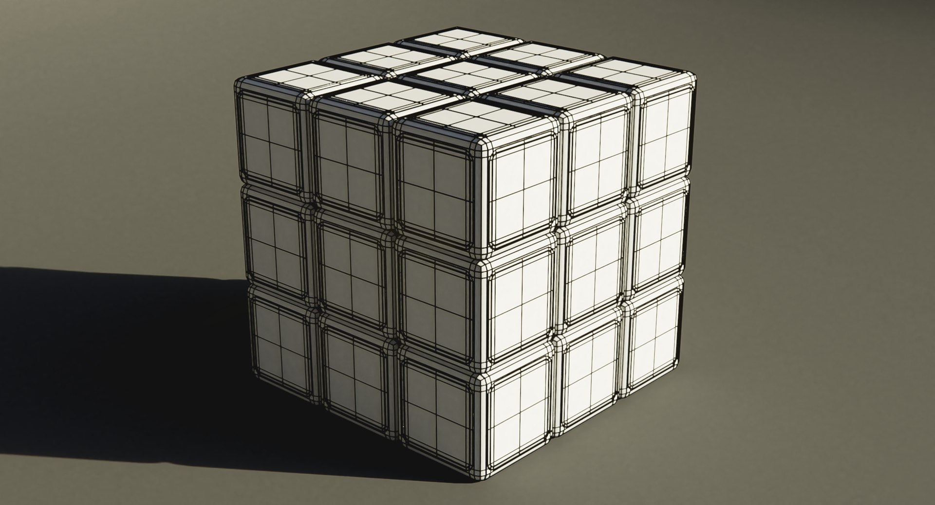 Cubo Rubik 4x4 - Download Free 3D model by atukeproductions