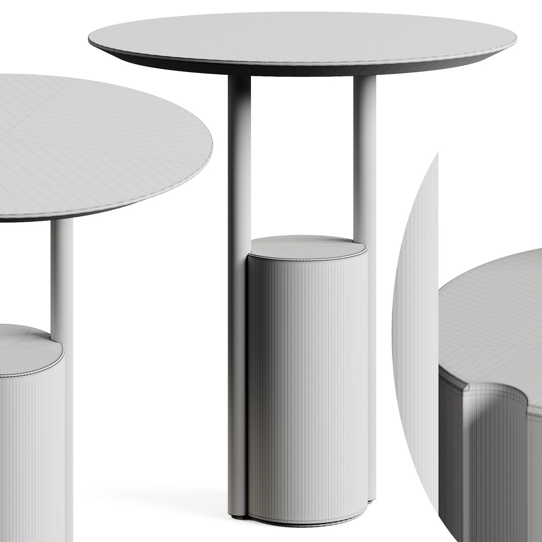 Kendo Mobiliario ZANCO Side Table L3DLW45 3D Model - TurboSquid 2303473