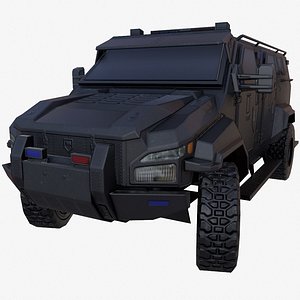 3D model pit-bull vx truck black