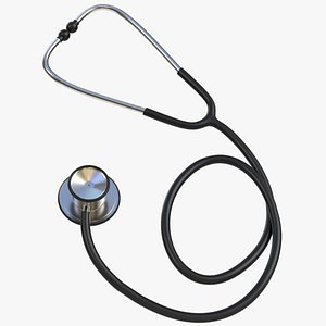 stethoscope ready 3D model