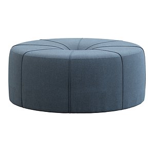 Ferris Oval Ottoman 3D model