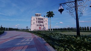 3D angel palace model