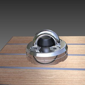 free lewmar pad eye removable 3d model