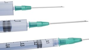 medicine and syringe