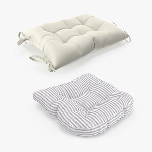 3D Outdoor Chair Seats Collection model