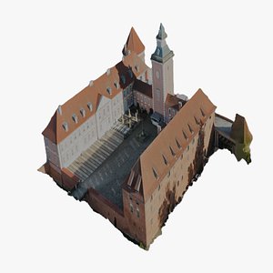 3D model Photogrammetry Castle  HighDetail Historic Fortress 3D Model