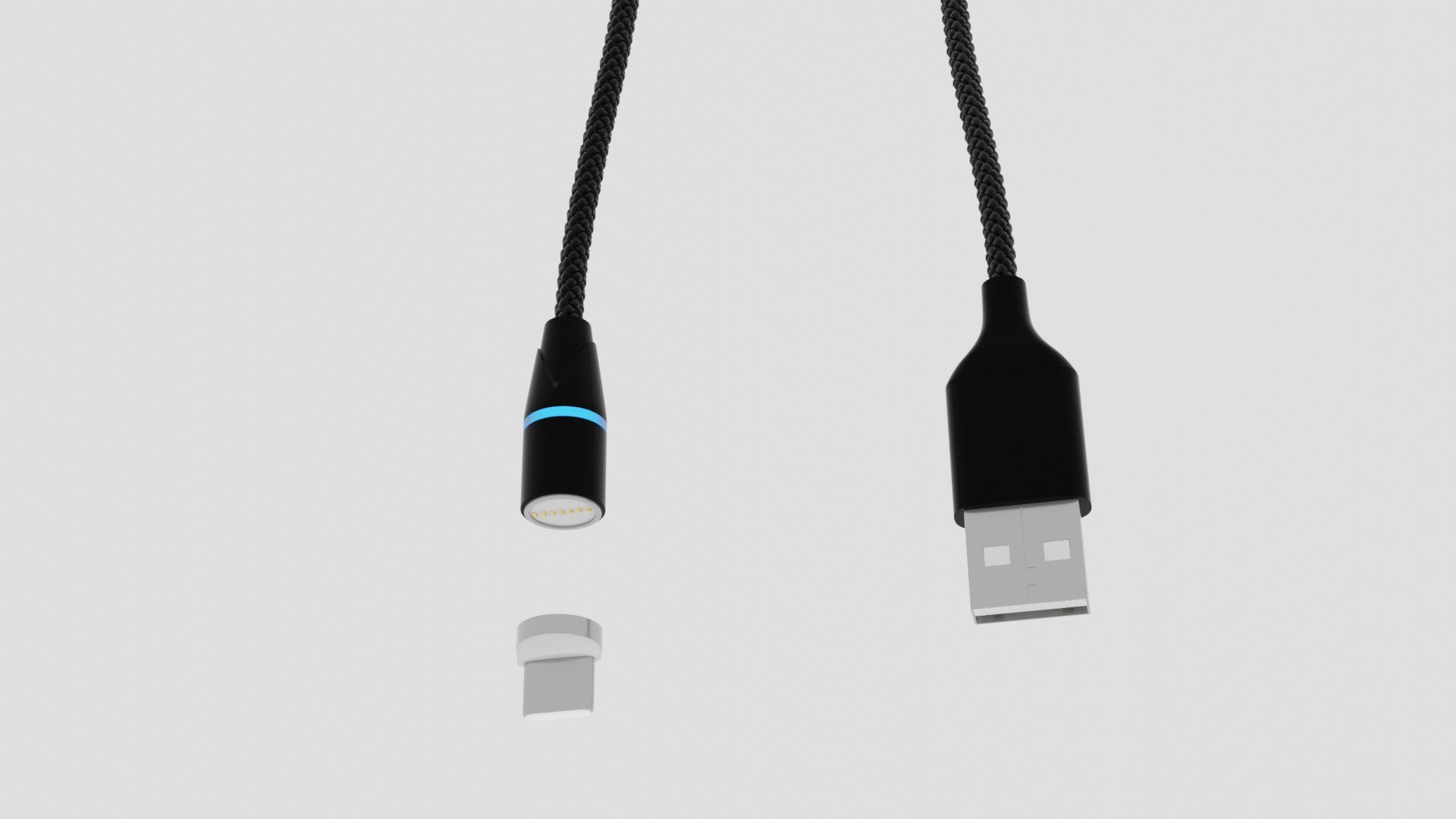 3D USB Cable Model - TurboSquid 1730675