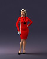 Lady in red 1101