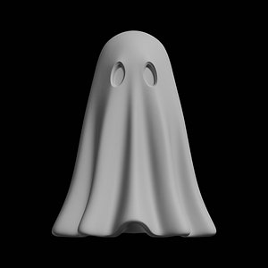 Ghost Figure 3D Print Model 3D model