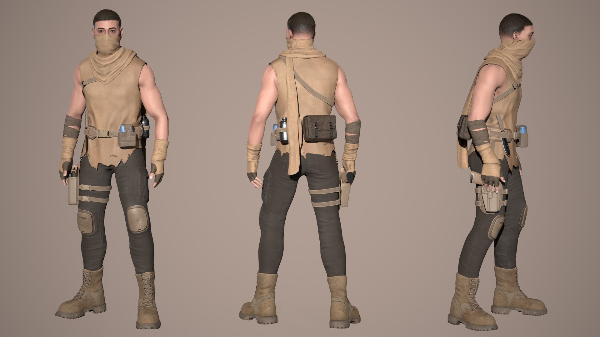 Desert Survivor Man 3D model https://p.turbosquid.com/ts-thumb/YR/69nPmt/Qs/untitled2/jpg/1788129938/1920x1080/fit_q87/feec5044dd4de532451c096e0435a902172aa910/untitled2.jpg