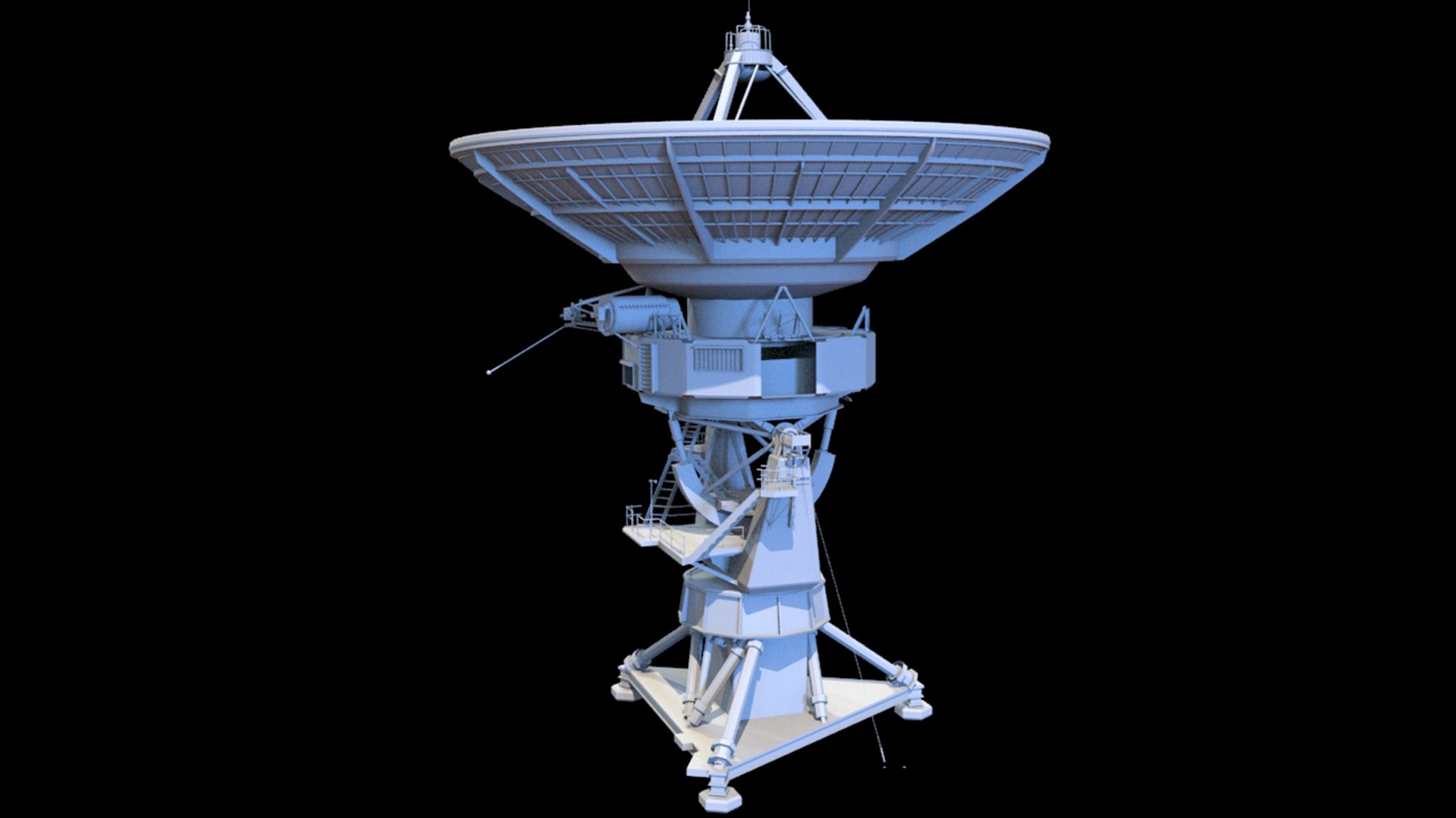 Radio Telescope 3D Model - TurboSquid 1237344