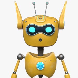 3D Robot Model No Rig 3D