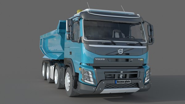 Volvo FMX 500 8x4 Billencs Dump Truck 3D model - TurboSquid