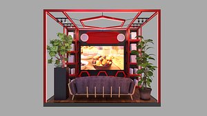 booth livingroom 3D