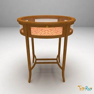 Decorative oval table