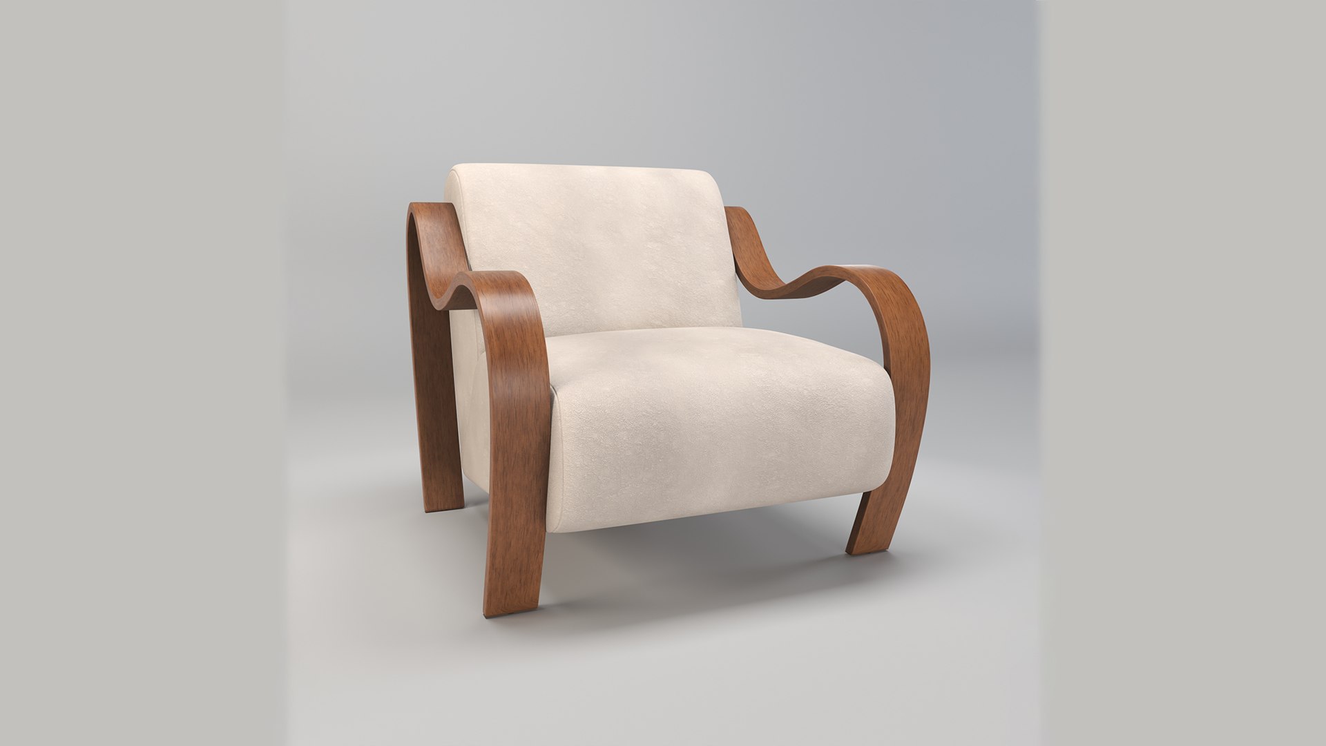 Realistic Accent Chair 3D Model Model - TurboSquid 2362490