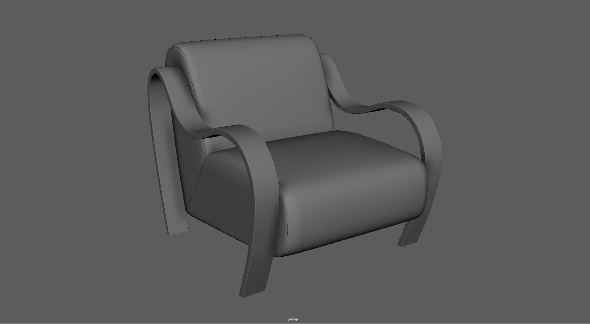 Realistic Accent Chair 3D Model Model - TurboSquid 2362490