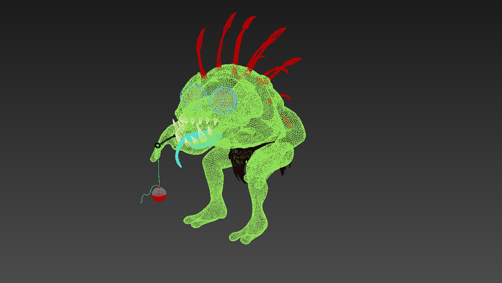 3D monster murloc model - TurboSquid 1282656