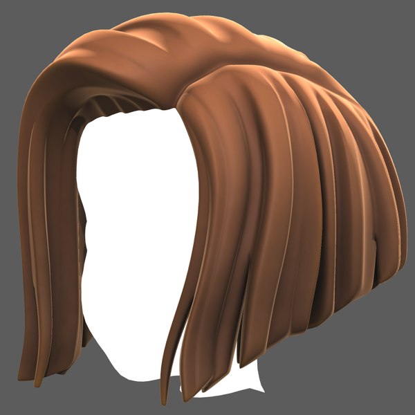 Base de cabelo para menina V33 Modelo 3D - TurboSquid 1962151